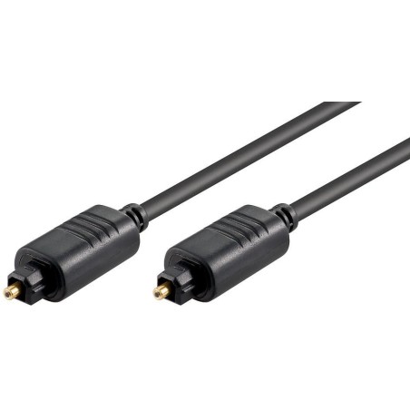 "High-Performance MicroConnect Toslink M-M 15m Black – Ultimate Audio Quality TT6150BK"